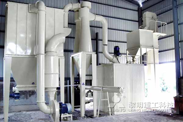 方解石的超細(xì)磨粉機(jī)生產(chǎn)線